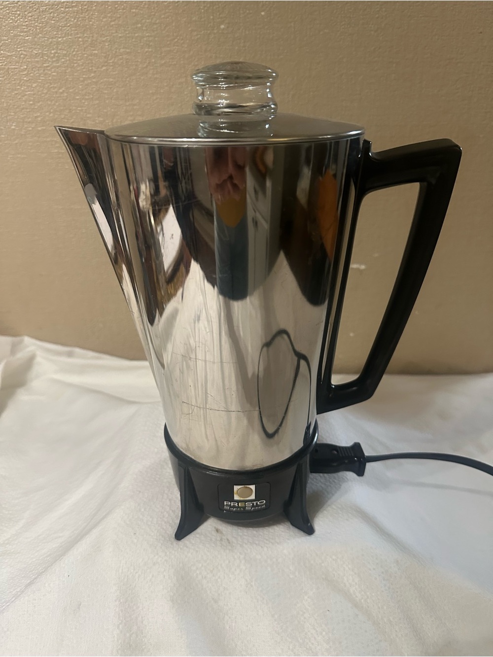 Vintage Presto Stainless Steel Percolator/ Coffee Pot